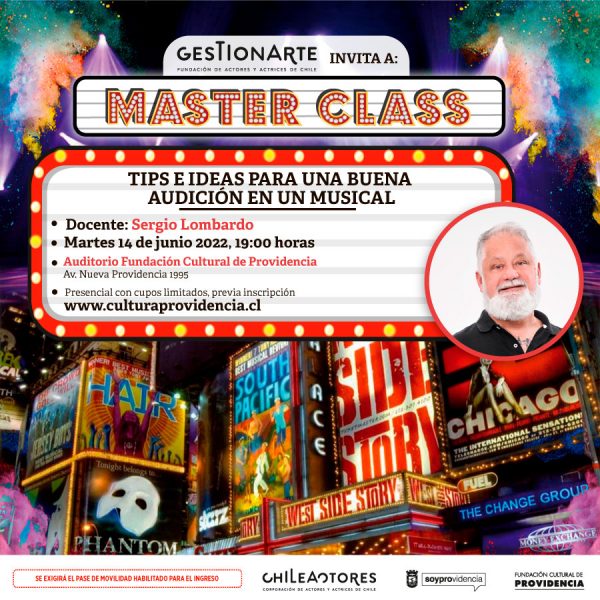 Master class: Tips e ideas para una buena audición en un musical