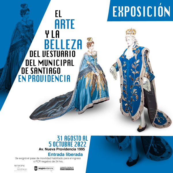Exposición de Vestuario del Municipal de Santiago llega a Providencia