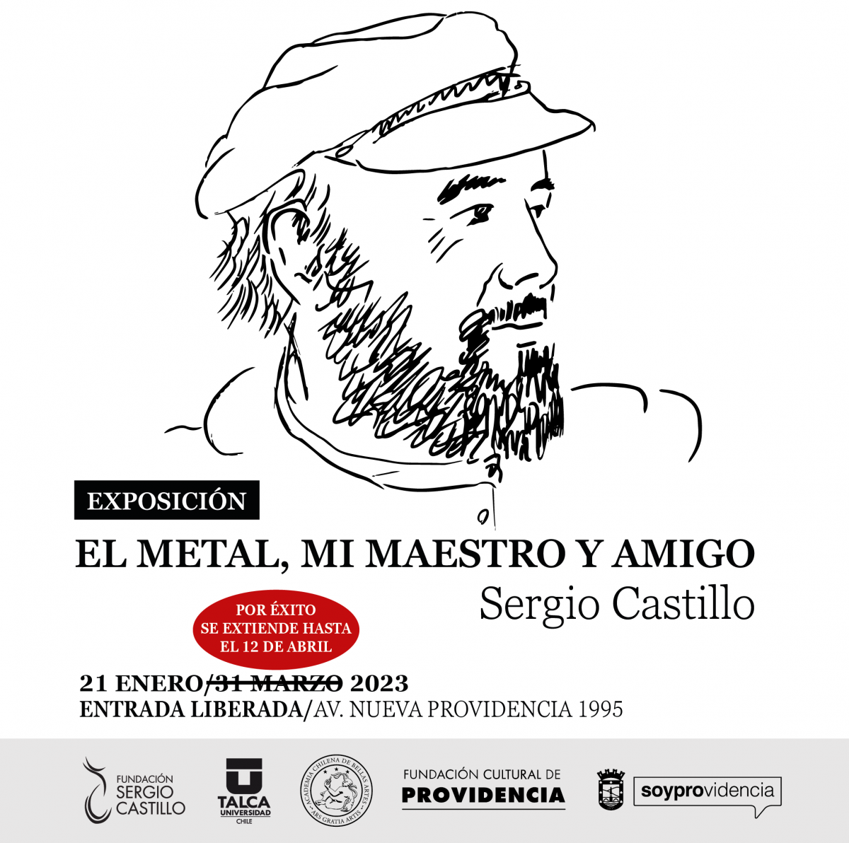 Exposición de Sergio Castillo en Providencia