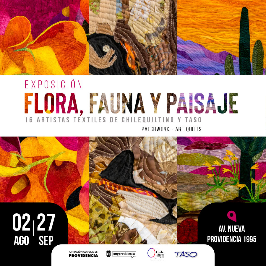 Exposición “Flora, Fauna y Paisaje”: Colorido trabajo textil
