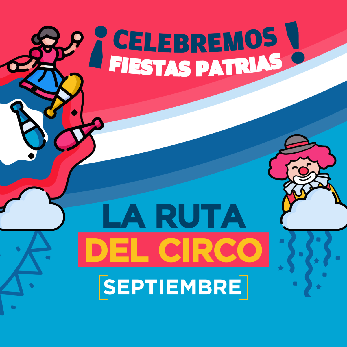 #LaRutaDelCirco celebra Fiestas Patrias en Providencia