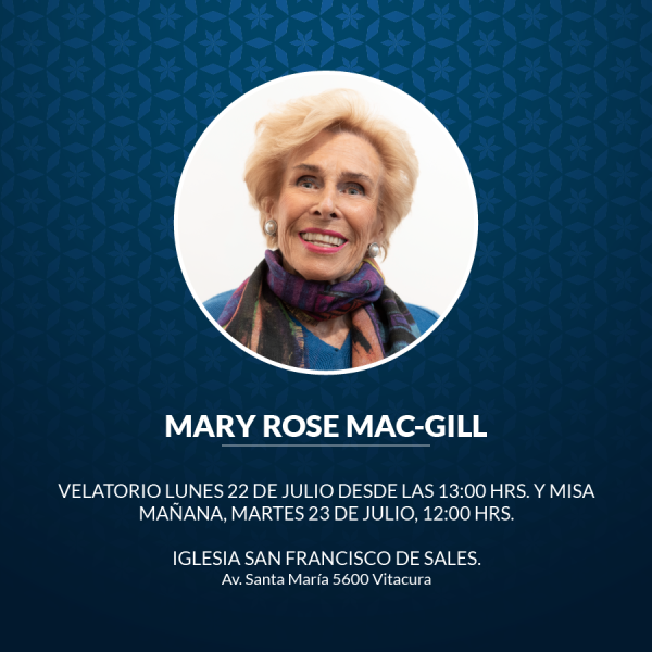 Comunicado Mary Rose Mac-Gill