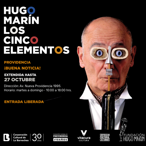 CUATRO ENTIDADES CULTURALES SE UNEN PARA PRESENTAR GRAN MUESTRA ANTOLÓGICA DE HUGO MARÍN