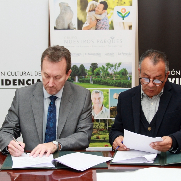 Convenio entre la Fundación y Grupos Nuestros Parques