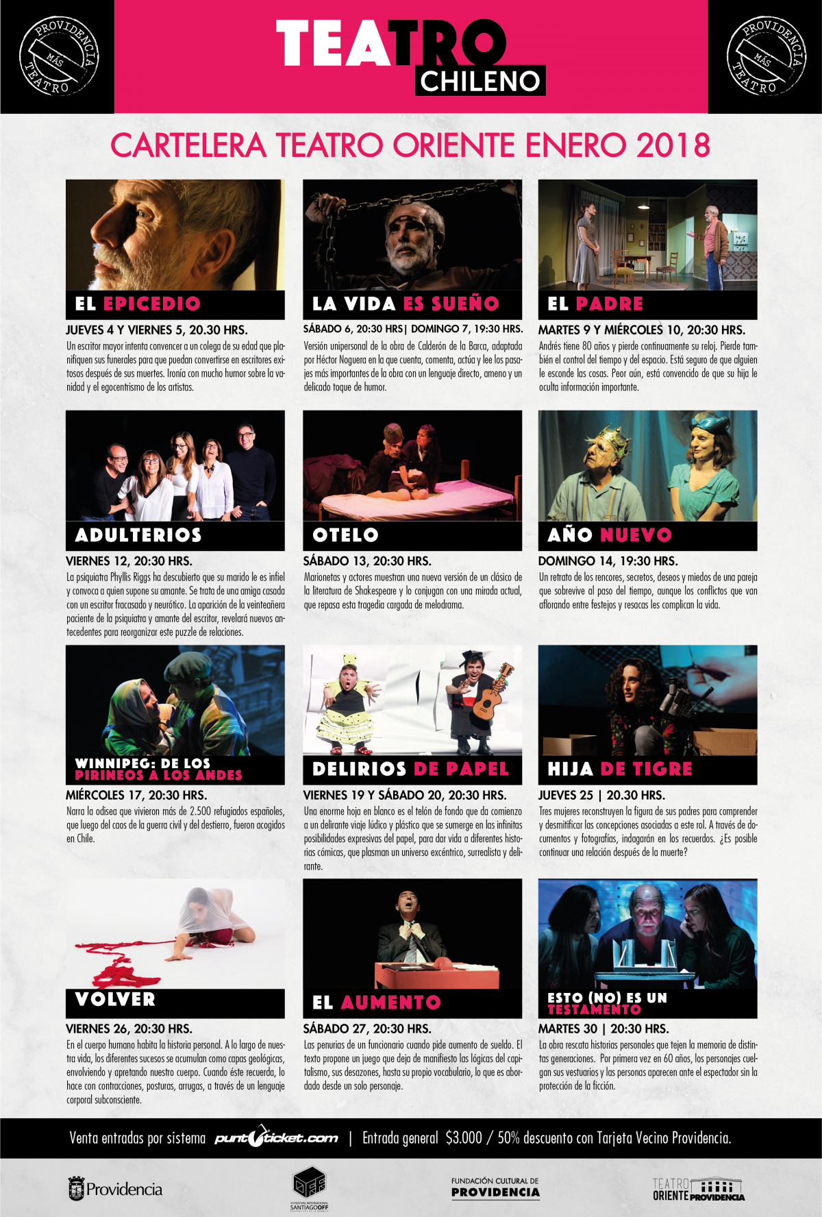 cartelera Teatro