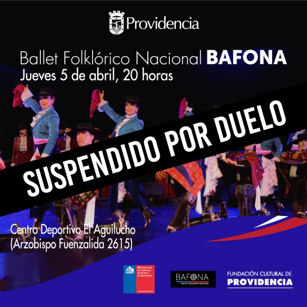 Suspendida presentación del BAFONA