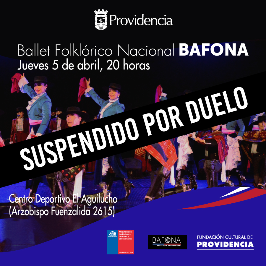 Suspendida presentación del BAFONA