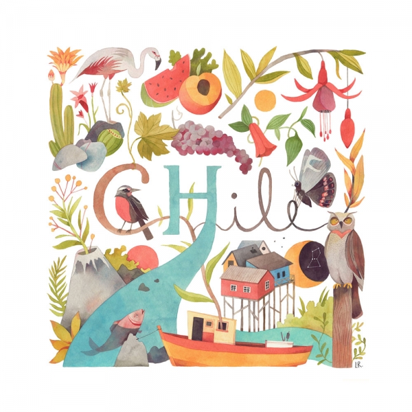 Ilustraciones de Chile llegan hasta Providencia