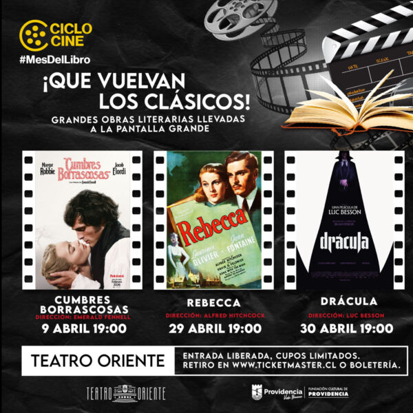 CICLO DE CINE LITERARIO ¡QUE VUELVAN LOS CLÁSICOS!
